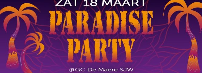 Paradise Party 2023 banner